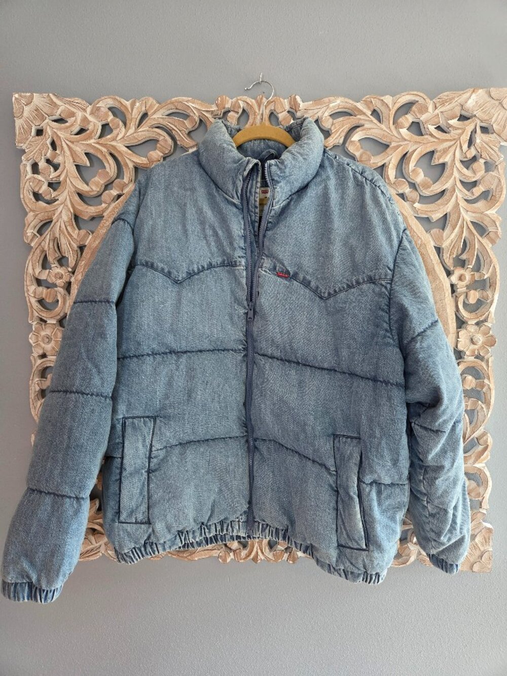 Levi's Denim Puffer Jacket Men's Large NWT's